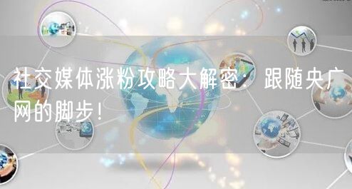 社交媒体涨粉攻略大解密:跟随央广网的脚步!