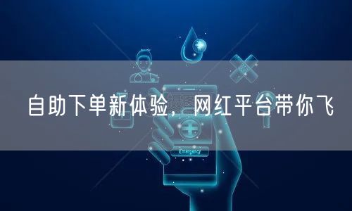 自助下单新体验,网红平台带你飞