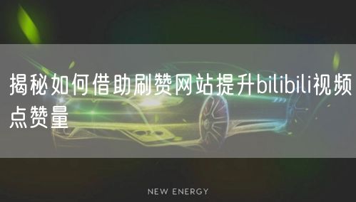 揭秘如何借助刷赞网站提升bilibili视频点赞量