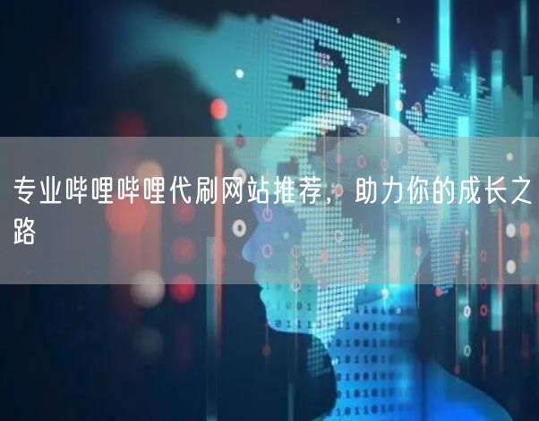 专业哔哩哔哩代刷网站推荐，助力你的成长之路