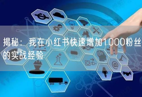 揭秘:我在小红书快速增加1000粉丝的实战经验