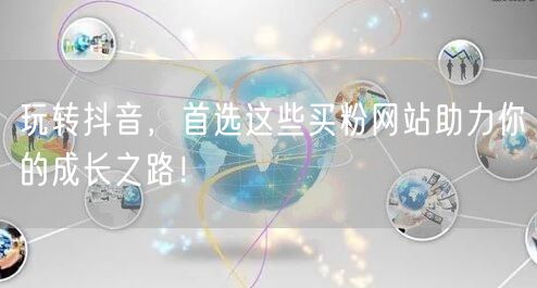 玩转抖音,首选这些买粉网站助力你的成长之路!