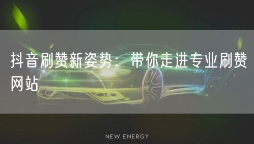 抖音刷赞新姿势:带你走进专业刷赞网站