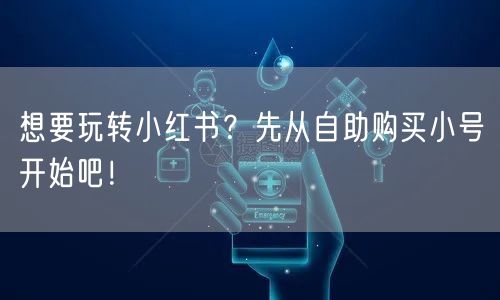 想要玩转小红书?先从自助购买小号开始吧!