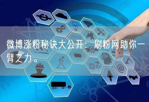 微博涨粉秘诀大公开:刷粉网助你一臂之力。
