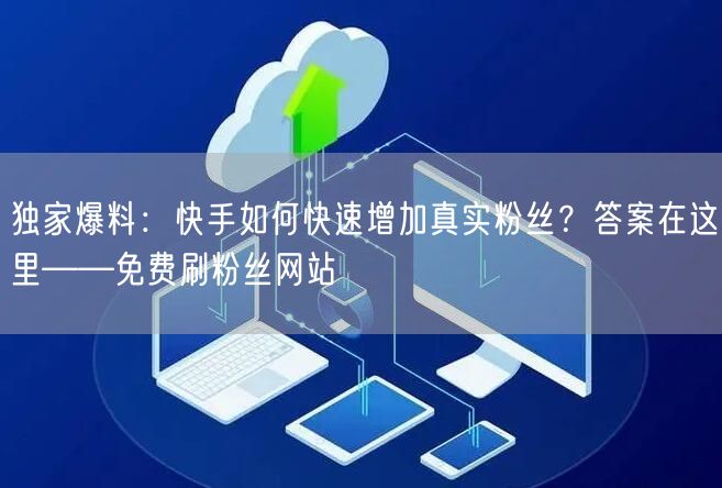 独家爆料:快手如何快速增加真实粉丝?答案在这里——免费刷粉丝网站