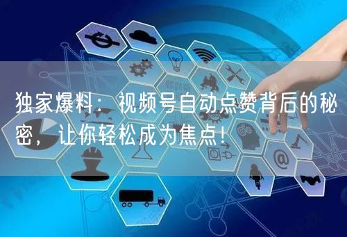 独家爆料：视频号自动点赞背后的秘密，让你轻松成为焦点！