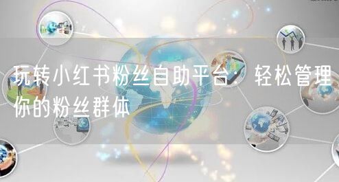 玩转小红书粉丝自助平台：轻松管理你的粉丝群体