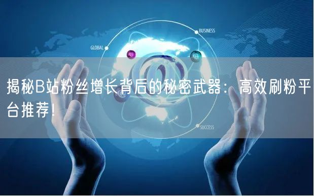 揭秘B站粉丝增长背后的秘密武器：高效刷粉平台推荐！