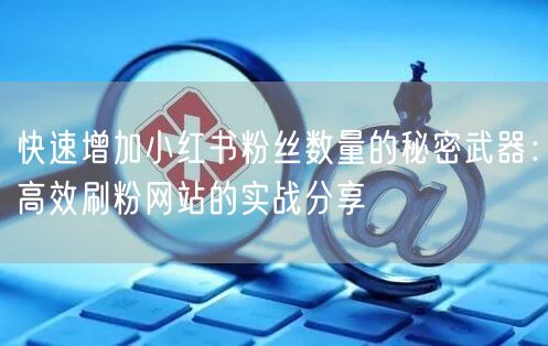 快速增加小红书粉丝数量的秘密武器：高效刷粉网站的实战分享